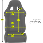 Corbeau - Corbeau A4 Reclining Seat (Pair) - Image 5