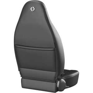 Corbeau - Corbeau Moab Black Vinyl Reclining Seat - No Harness Slots - Image 2