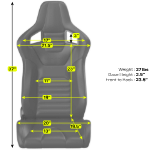 Corbeau - Corbeau Sportline RRS Reclining Seat  (Pair) - Image 5