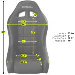 Corbeau - Corbeau Baja XP Racing Seat - Image 3