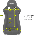 Corbeau - Corbeau DFX Fixed Back Seat - Image 5