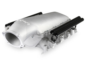 Holley - Holley Lo-Ram LS3 Intake Manifold w/ High Flow Fuel Rails - Satin (16-Injectors) - Image 2