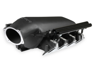 Holley - Holley Lo-Ram LS3 Intake Manifold w/ High Flow Fuel Rails - Black (16-Injectors) - Image 2