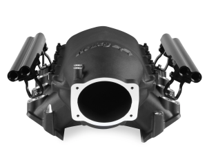 Holley - Holley Lo-Ram LS3 Intake Manifold w/ High Flow Fuel Rails - Black (16-Injectors) - Image 4