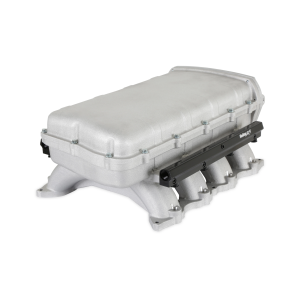 Holley - Holley Ultra Lo-Ram Coyote/Voodoo/Predator Intake Manifold w/ High Flow Fuel Rails - Natural (Round Inlet) - Image 2