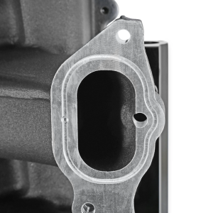 Holley - Holley Ultra Lo-Ram Coyote/Voodoo/Predator Intake Manifold w/ High Flow Fuel Rails - Black (Round Inlet) - Image 2