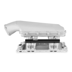 Holley - Holley Hi-Ram SBC 105MM Intake Manifold w/ High Flow Fuel Rails - Satin - Image 2