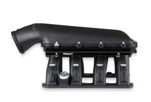 Holley - Holley Hi-Ram Gen III Hemi 95mm Intake Manifold w/ High Flow Fuel Rails - Black - Image 6