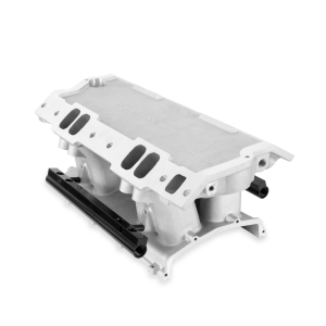 Holley - Holley Hi-Ram SBC 95MM Front-Feed Intake Manifold w/ High Flow Fuel Rails - Satin - Image 4