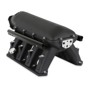 Holley - Holley Hi-Ram Gen III Hemi 80/92mm Intake Manifold w/ High Flow Fuel Rails - Black - Image 2