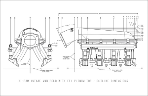 Holley - Holley Hi-Ram LS7 105MM Intake Manifold w/ High Flow Fuel Rails - Satin - Image 6