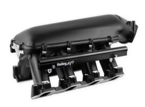 Holley - Holley Hi-Ram LS7 105MM Intake Manifold w/ High Flow Fuel Rails - Black - Image 2