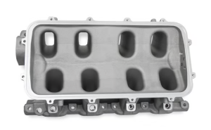 Holley - Holley Hi-Ram 351W SBF 95MM Intake Manifold w/ High Flow Fuel Rails - Black (9.5 Deck) - Image 4