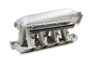 Holley - Holley Hi-Ram SBF 95MM Intake Manifold w/ High Flow Fuel Rails - Satin (8.2 Deck) - Image 2