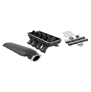 Holley - Holley Hi-Ram Coyote/Voodoo/Predator Intake Manifold w/ High Flow Fuel Rails - Black (For 93MM GT500/GT350 Style Throttle Body & LS 4-Bolt Throttle Bodies) - Image 3