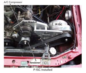 ATI/ProCharger Parts - ProCharger 1986-93 Mustang A/C Supercharger Mounting Bracket - Image 3