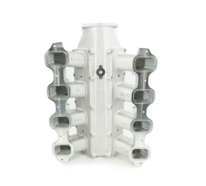 Brian Tooley Racing - BTR Ford Godizlla Trinity Cast Aluminum Intake Manifold w/ CNC Runners - Natural Finish - Image 4