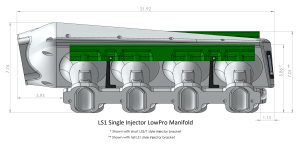 Frankenstein Engine Dynamics - Frankenstein LS1/LS2/LS6 Cathedral Port Billet LowPro Intake Manifold - Raw Finish (2000HP Rated) - Image 5