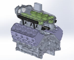 Frankenstein Engine Dynamics - Frankenstein LT Billet F-Zero DI Only Intake Manifold - Raw Finish (3000HP Rated) - Image 5