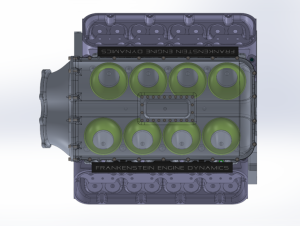 Frankenstein Engine Dynamics - Frankenstein LT Billet F-Zero DI Only Intake Manifold - Anodized Black Finish (3000HP Rated) - Image 7
