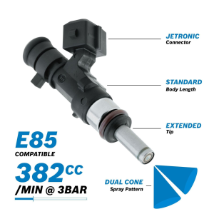 Bosch / Siemens - Genuine Bosch 0280158124 382cc 36LB EV14 Fuel Injectors - 8 (E85 Compatible) - Image 2