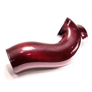 Nick Williams Performance - Whipple/VMP 2024+ Ford Mustang S650 112mm Red Carbon Fiber Intake Tube - Image 2