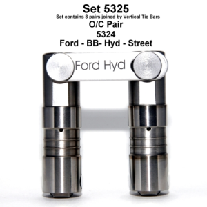 Morel Lifters - Morel 5325 Hydraulic Roller Link Bar Lifters for BBF and FE Engines - Image 2