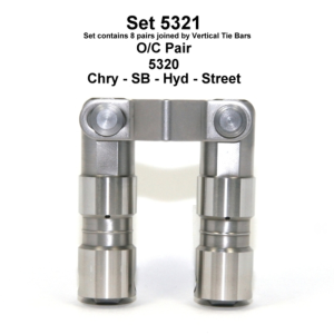 Morel Lifters - Morel 5321 Hydraulic Roller Link Bar Lifters for Small Block Mopar Magnum & Early LA Blocks w/ Magnum Heads - Image 2