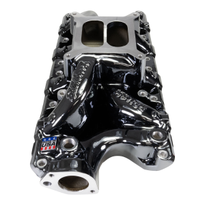 Edelbrock - Edelbrock Performer RPM Air-Gap Dual Plane Intake Manifold for SBF 302/331/347 w/ Holley 4150 Pattern - Black Plasma - Image 2