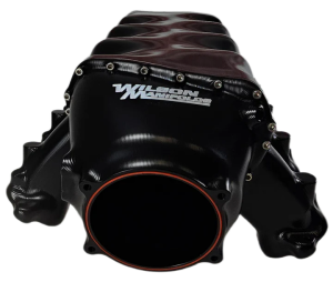 Wilson Manifold Chevy Corvette C8 2020+ LT1/LT2 Billet High Performance Intake Manifold - Black Anodized