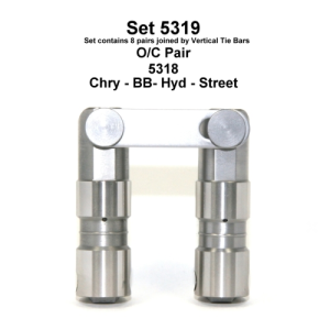 Morel Lifters - Morel 5319 Hydraulic Roller Link Bar Lifters for Big Block Mopar - Image 2