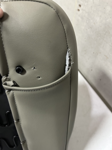 Corbeau-Blem - Blemished Corbeau Moab Grey Vinyl Reclining Passenger Side Racing Seat - Single - Image 2