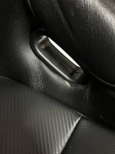 Corbeau-Blem - Blemished Corbeau DFX Black Vinyl Fixed Back Seats - Pair - Image 4