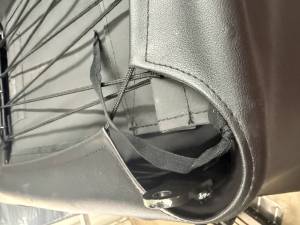 Corbeau-Blem - Blemished Corbeau Baja Ultra Black Vinyl / Cloth Fixed-Back Racing Seat - Single - Image 4