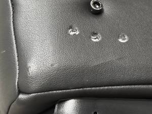 Corbeau-Blem - Blemished Corbeau Moab Black Vinyl Reclining Back Racing Seats - Pair - Image 2