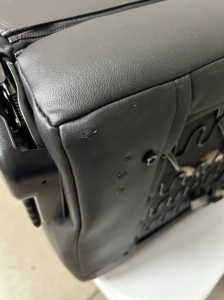 Corbeau-Blem - Blemished Corbeau Moab Grey Vinyl Reclining Back Racing Seats w/ Seat Heaters & Lumbar Support - Pair - Image 2