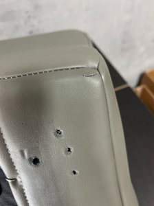 Corbeau-Blem - Blemished Corbeau Moab Grey Vinyl Reclining Back Racing Seats - Pair - Image 5