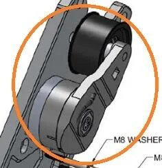 ProCharger 2016+ Camaro SS 10 rib / 8 Rib H/D Tensioner Assembly