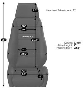 Corbeau - Corbeau GTS II Reclining Seat (Pair) - Image 6