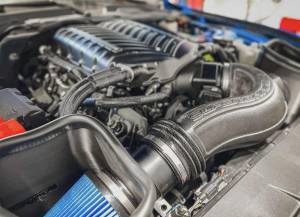 Custom airbox setup, not part of the standard kit