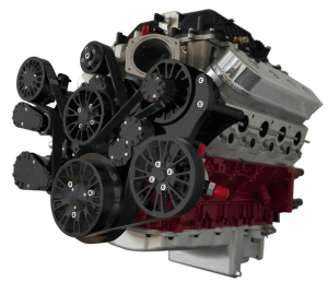 CVF Racing - CVF Wraptor LS 10-Rib FEAD System For Magnuson TVS2650 With Alternator AC and Power Steering - Black - Image 3