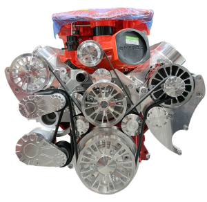 CVF Racing - CVF Reaper LS 10-Rib FEAD System For Whipple Inverted 3.0L With Alternator, AC & Power Steering - Polished - Image 2