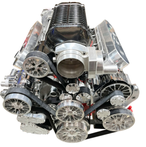 CVF Racing - CVF Reaper LS 10-Rib FEAD System For Whipple Inverted 2.9L With Alternator, AC & Power Steering - Polished - Image 4