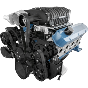 CVF Racing - CVF Wraptor SBF 8-Rib FEAD System For Harrop TVS2650 Superchargers with AC, Power Steering and Alternator - Black - Image 3