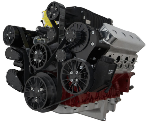 CVF Racing - CVF Reaper LS 10-Rib FEAD System For Harrop TVS2300/TVS2650 Superchargers with AC, Power Steering and Alternator - Black - Image 3