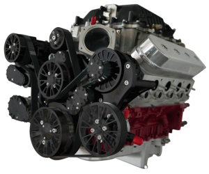 CVF Racing - CVF Reaper 10 Rib Black Serpentine Drive System For LS Engines Using OE 1.9L Eaton Supercharger - Alternator, AC & PS (LSA Beltline) - Image 3