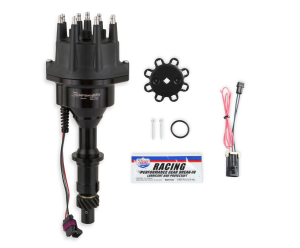 Holley Sniper EFI Hyperspark Distributor for 326-455 Pontiac Engines - Black Finish
