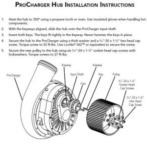ATI/ProCharger Parts - ProCharger F-1/F-2 Cog Pulley Hub Kit - Image 3