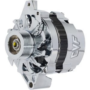 CVF Racing - CVF GM CS130 1-Wire 140 AMP Alternator - Chrome Plated - Image 3
