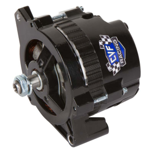 CVF GM CS130 1-Wire 140 AMP Alternator - Black Powdercoat